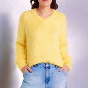 Madewell Brushed V-Neck Sweater